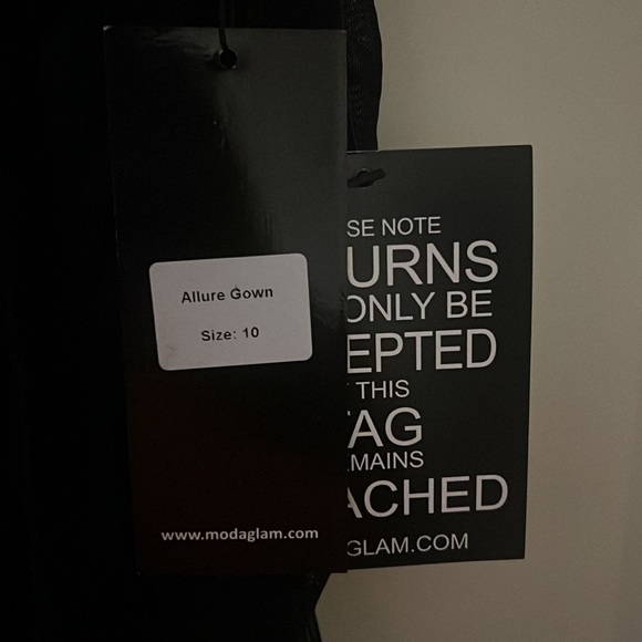 MODA GLAM BOUTIQUE ALLURE GOWN - 10 NWT Formal sexy gown - Picture 7 of 7